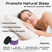 Aquegel Nasal Moisturizer + Lavender(Sleep Easy), 12-Hour Nasal Dryness Relief, Water Based Nose Gel, Oxygen Therapy Nasal Moisturizer, Dry Nose, Nasal Dryness, Nosebleeds, CPAP
