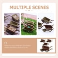 thumbnail image 5 of KAKOWELY 6Pcs Miniature Wheelbarrow Toy Mini Wheelbarrow Model Yard Garden Accessory,3.54X"X1.57"X1.57", 5 of 5