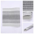 thumbnail image 5 of REGALWOVEN Rectangle Placemats Set of 6 Plastic Placemats for Kitchen Dining Washable Heat Resistant Table Placemats Wipeable Table Mat Black 17.7x11.8inch, 5 of 6