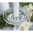 thumbnail image 2 of A&B Home Audrey Glass Candlestick, Tall-Color:Clear,Style:Vintage Glamour, 2 of 4