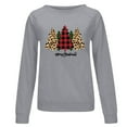 thumbnail image 3 of Gerichy Long Sleeve Tops for Women Christmas Clothes Fall Sweatshirts for Women Trendy Holiday Pullover Casual Loose Shirt Long Sleeve Tops Crewneck Pullover Lady Merry Christmas Printing Shirts, 3 of 4
