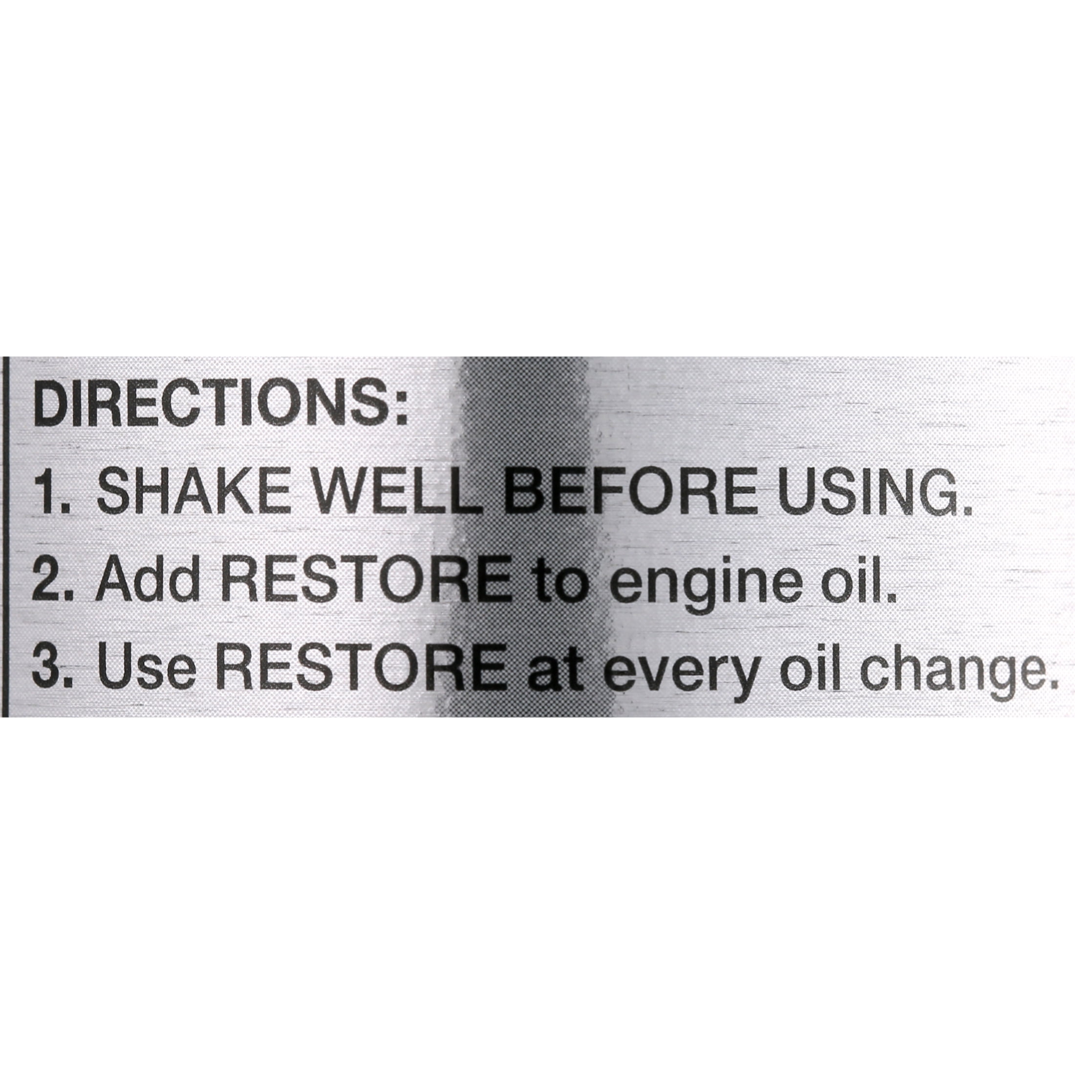 (6 pack) Restore 6-Cylinder Formula Engine Restorer and Lubricant - 12.5 fl oz