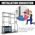 thumbnail image 3 of Mythinglogic Garage Sports Equipment Storage, 2 Golf Bag Storage Rack, Garage Ball Organizer Rack, 3 of 6