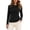 Black, variant on Jamicy Long Sleeve Shirts for Women Fashion Solid Color Winter Base Underwear Top Layering Undershirt Y2k Basic Tees 2026