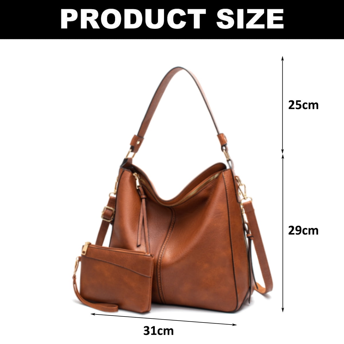 Leather shoulder tote hotsell