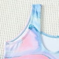 thumbnail image 6 of NIEWTR Girls' One Piece Swimsuit Rash Guard Long Torso Bathing Suit UPF 50 Plus Sun Protective Swimwear（Blue,13-14 Years), 6 of 7