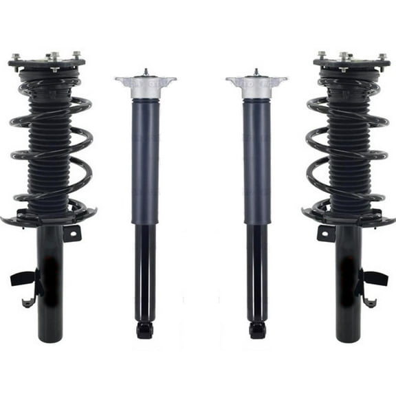 Front Complete Struts & Rear Complete Shocks For Ford Focus ST 2014-2015