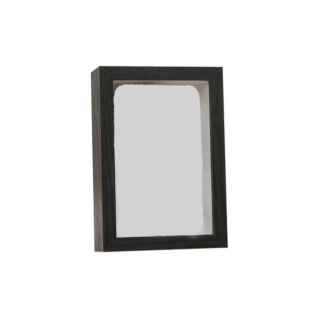 6x4 Shadow Box Frame with Glass Door - Display Case for Photos, Keepsakes, Medals, and Memorabilia