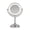 Nickel, variant on Jerdon Lighted Tabletop Mirror with 10X/1X Magnification - Multiple Light Settings Nickel Finish - 8.5-Inch Diameter - Model JS8510BN