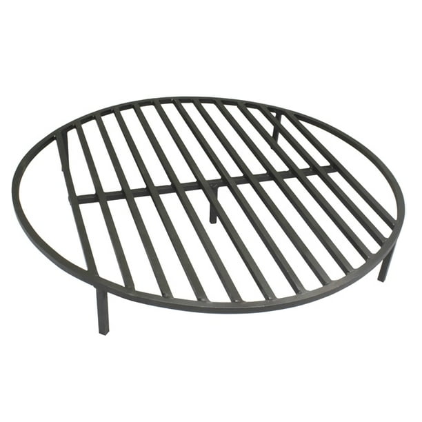 Round Fire Pit Grate 36'' Heavy Duty Grill Cooking Campfire Camp Ring 1 ...