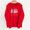thumbnail image 5 of ThriftyPlait Women's Trendy Christmas Hoodie Pullover Warm Loose Fit Holiday Kangaroo Pocket Sweatshirt Long Sleeve Casual Shirt, 5 of 6