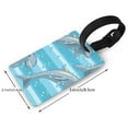 thumbnail image 4 of Balery Dolphin Print Durable Luggage Tags with Secure Strap, Personalized Travel ID Tags for Suitcases, Bags, and Backpacks - Easy Identification for Men and Women, 4 of 8