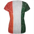 thumbnail image 2 of Distressed Irish Flag All Over Womens T Shirt, 2 of 2