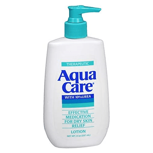 Aqua Care Lotion w/10 Urea Effective Medication for Dry Skin Relief, 8