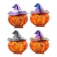 thumbnail image 3 of Molde de silicona con forma de calabaza de Halloween con tapa en forma de sombrero de bruja, 3 of 5