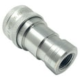 thumbnail image 4 of 3/8" Hydraulic Quick Release Coupling, Series B, 3/8" Female Socket x 3/8" Female Threads, Galvanized Steel, 4 of 4