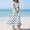 Multicolor-E, variant on Daiosportswear Womens Floral Maxi Dress Short Sleeve Summer Boho Wedding Guest Dress Empire Waist Chiffon Modest Midi Dresses,Women'S Short-Sleeved Dress Multicolor-E XL(XL)