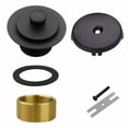 thumbnail image 1 of Kit de desagüe y desagüe para bañera WELSAN, negro mate, universal, 1 of 6