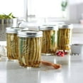 thumbnail image 3 of Ball Glass Mason Jar Wide Mouth With Lid and Band 16oz Pint Preserves Freezer Safe BPA Free Made in USA, 12-Pack, 3 of 6