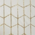 thumbnail image 5 of Intelligent Design Raina Total Blackout Metallic Print Grommet Top Curtain Panel, 5 of 12