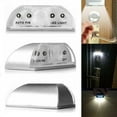 thumbnail image 4 of Aodebiao Motion Sensor Door Lock Light – Infrared LED Night Light with Auto On/Off – 10ft Detection, 120° Range – Battery Powered (AA, Not Included) – Easy Peel & Stick Install, 4 of 9
