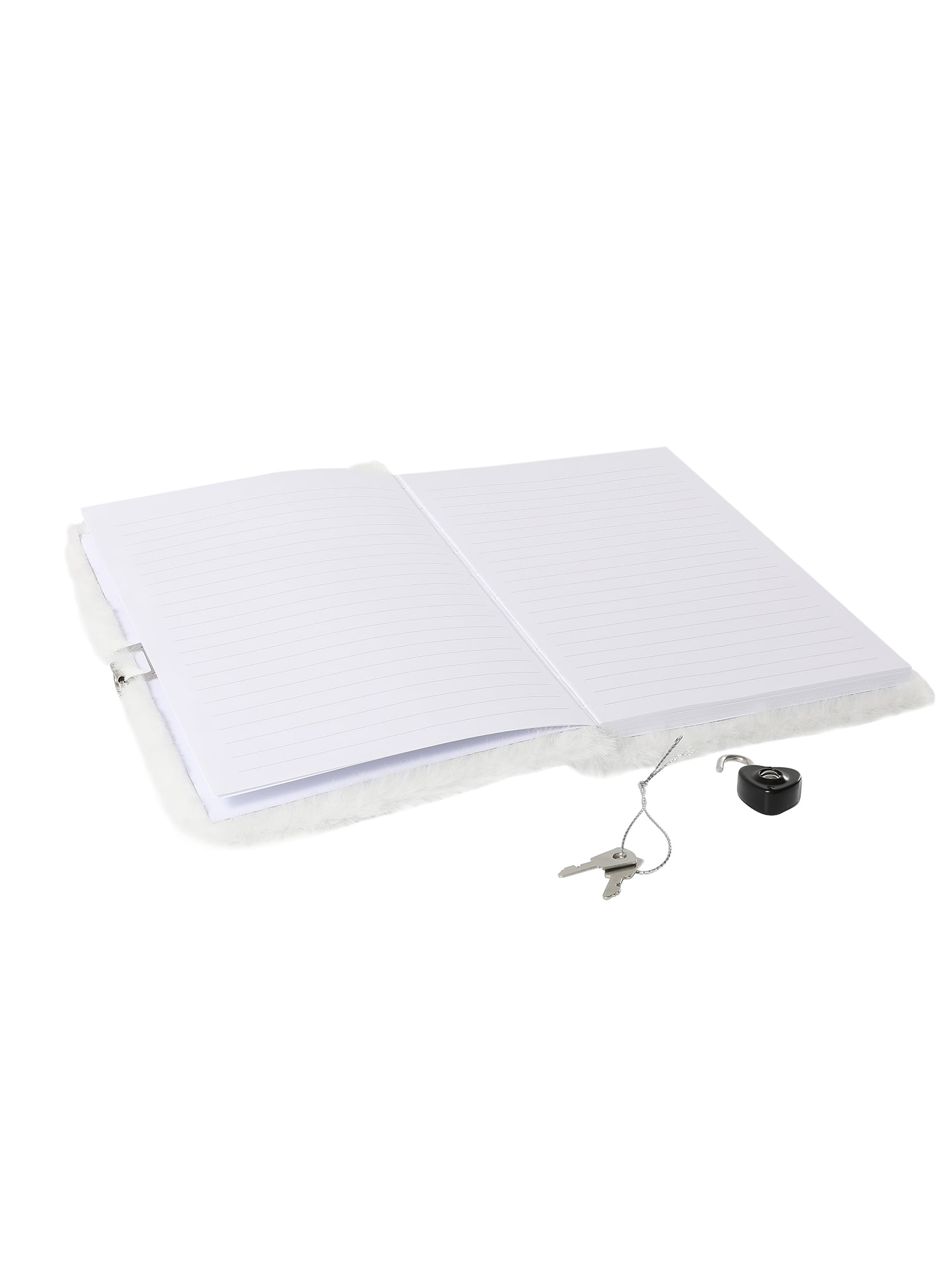 Snoopy Plush Journal with Lock and Key Closure 50 pages