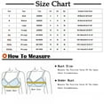 thumbnail image 2 of HOMBOM 2PC Daily Sports Bras for Women Convertible Wire-Free Plus Size Bra Push-Up Black Plus Size Bra XXXXXL, 2 of 4