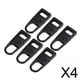 thumbnail image 1 of Etiquetas negras de reparación de cremalleras,Etiquetas de reemplazo de cremalleras Fijador de cremalleras Reparación negra,Tiradores de cremallera Reemplazo de cremalleras para bolsas de, 1 of 10