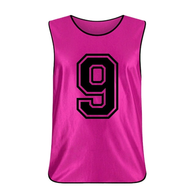 Youmylove Mode Débardeurs Garçons Sans Manches Numéro 9 Imprimé Col Rond Course Sport Décontracté Vêtements Athlétiques Confort Taille Unique (3-9 Ans)