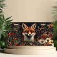 thumbnail image 6 of 1 Pcs 2D Flat License Plate Covers & Frames, Fox among Flowers For Decorative Front, Waterproof For Decoration Aluminum License Plate Covers & Frames Cover For Men Women, 12" X 6", 6 of 7
