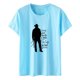 thumbnail image 4 of Fiudx Tops para Mujer Moda Mujer Casual Impresión Pulóver Manga Corta Camiseta Tops Blusa, 4 of 4