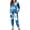Blue and White Fluid Art Pattern, variant on Polyester Fabric Sleepwear for Lounge Home, Long Sleeve Soft Women's Long Sleeve Pajama Set, Puppy Book Nerd, Size XL