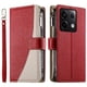 thumbnail image 2 of Funda cartera GANGXUN para Xiaomi Redmi Note 13 Pro 5G , cuero PU con tarjetero, cremallera, correa de mano, soporte y protección 1223°, 2 of 6