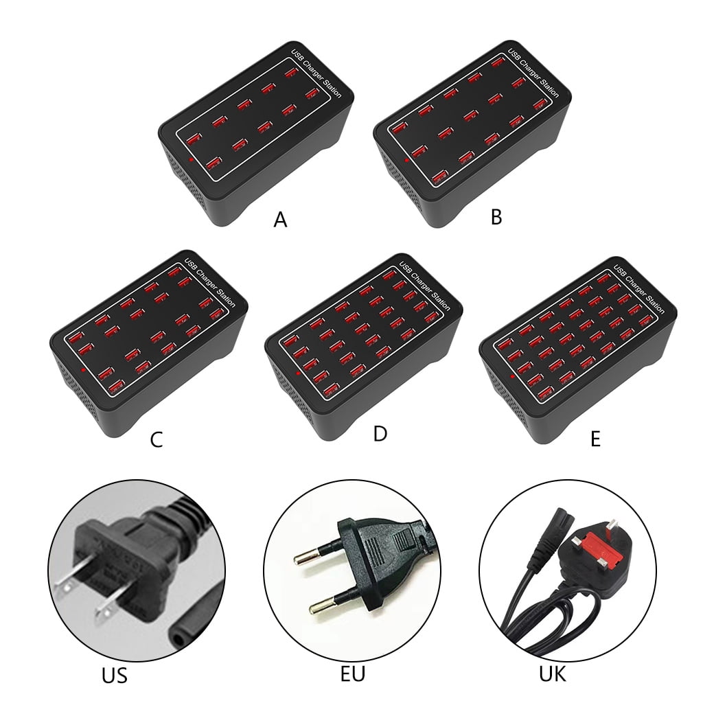 DOYOUNG USB Charging Station,10 15 20 25 30 USB Ports Power Station Wall Charger