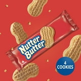 Nutter Butter Peanut Butter Sandwich Cookies, 12 Packs (4 Cookies Per ...
