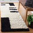 thumbnail image 2 of SAFAVIEH Casablanca Evaline Geometric Runner Rug, Black/Ivory, 2'3" x 9', 2 of 8