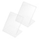 thumbnail image 5 of GOOHOCHY 2 soportes de plástico para etiquetas de precio en forma de L, transparentes, para exhibición., 5 of 8
