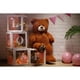 thumbnail image 3 of Peluche gigante con forma de oso de peluche HollyHome, 90 cm, color marrón, 3 of 9