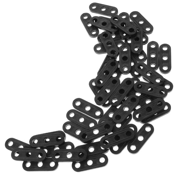 50 Pcs Three-eye Tent Rope Adjustment Buckle 3-hole Canopy (50pcs) Guyline Cord Buckles Outdoors Gear Tents Professional Fasteners Luminous Tighteners