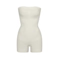 thumbnail image 4 of Combinaison Sans Manches pour Femmes Tenue d'Été Décontractée Vacances Combinaison Habillée pour Femmes Couleur Unie Design à Bretelles Confortable pour Toutes les Saisons, 4 of 4
