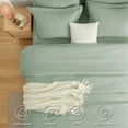 thumbnail image 2 of Full Size Comforter Sets - 7 Pieces Sage Green Bed in a Bag, Soft Lightweight Bedding Set, All Season Bed Set with Comforter, Flat Sheet, Fitted Sheet, Pillowcases & Pillow Shams, 2 of 16