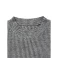 thumbnail image 6 of FASHIONWT Women Causal Mini Skirts Petite Female Knitted Pullover Ribbed Sweater Dress, 6 of 8