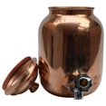 thumbnail image 5 of Marshal Wallet OM SHRI OM Copper Hammered 2 L Stainless Artisan Crafted Beverage Dispenser, 5 of 6