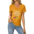 thumbnail image 5 of TYGHBN Summer Tops for Women 2025 Crew Neck Short Sleeve Tops Plus Size Dressy Casual Shirts Blouses Trendy Womens Short Sleeve T Shirt Compression Long Sleeve Women Womens Long Sleeved Tee Shirt, 5 of 7