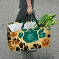 thumbnail image 7 of Dog Paw Print Large Reusable Foldable Oxford Cloth Shopping Bag with Collapsible Bucket, Storage Box, and Laundry Bag, 7 of 7