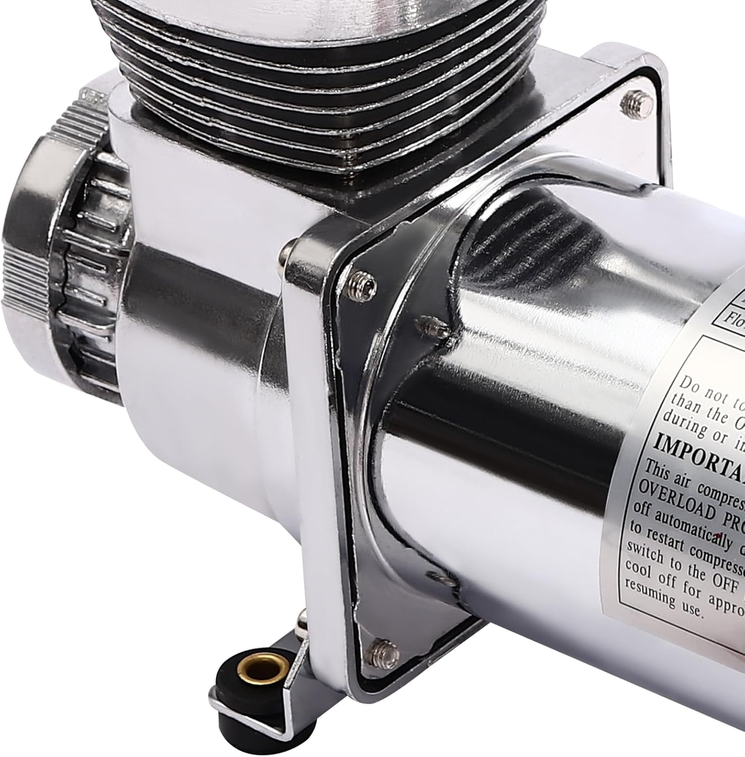 Air Compressor Kit, 12V Air Ride Suspension Compressor, Heavy Duty Airflow Tire Inflator, Portable Air Compressor, Car Retrofit Suspension Air Pump 200PSI