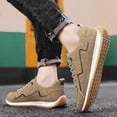 thumbnail image 6 of NOKIO Men's Running Shoes Breathable S𝗅ip On Sneakers Lightweight Non-S𝗅ip Walking Shoes Wide Width Outdoor Running Shoes with Comfortable Cushion for Back to College, 6 of 9