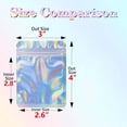 thumbnail image 2 of 100pcs Mylar Bags 3x4 inches Resealable Bag with  Bag Coffee Storage for Small Business, 2 of 5