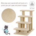 thumbnail image 3 of -Step Multi-Level Carpeted Cat Scratching Post Pet Stairs, 3 of 9