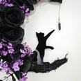 thumbnail image 2 of Halloween Wreath for Front Door, 2023 New Halloween Moon Wreath Fun Halloween Porch Decor Wood Wreath Halloween Front Door Halloween Hanging Decorations for Home Party Wall Indoor Outdoor, 2 of 6